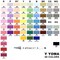 60 Colors Alcohol Markers Dual Tip Markers Art Markers Set, Unique Colors (1 Marker Case) Alcohol-based Ink, Fine & Chisel, White Penholder